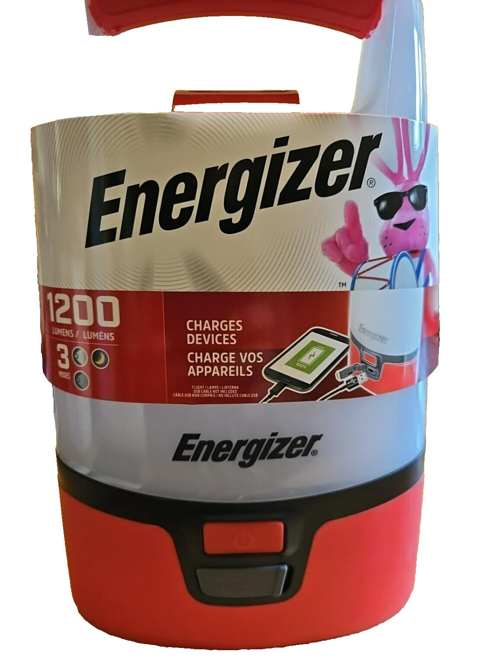 Energizer Vision LED USB Lantern 1200 Lumens Camping Emergency NEW ENALU451E